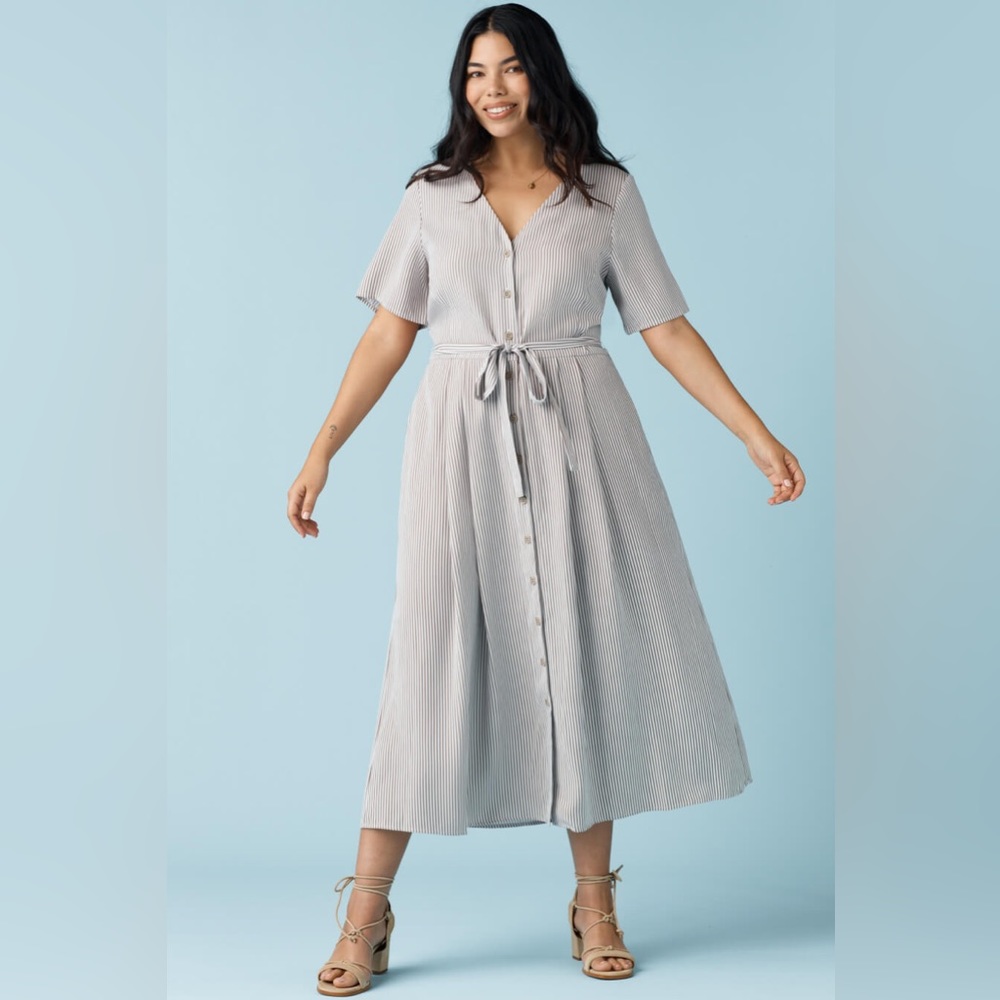Vetta The Button Up Midi Dress